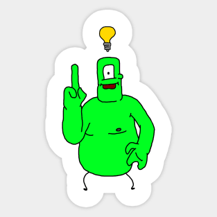 Cyclops the inventor Sticker